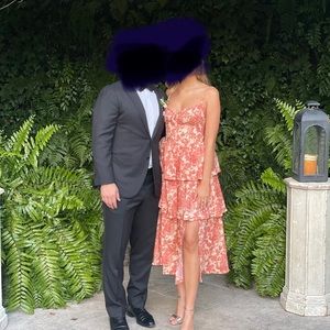 V. Chapman Margherita Midi Dress in Apple Blossom